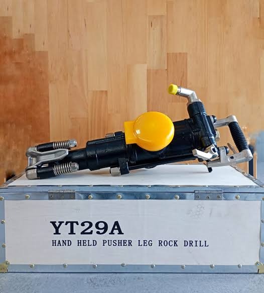 PERFORADORA NEUMATICA YT-29 CON SOPORTE FT160A